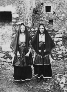 Woman Wearing Traditional Clothes. Campania. Polla. Italy. 1920