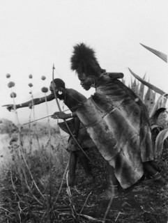 Africa. Kenya. Indigenous Hunting With Bow And Arrow. 1930