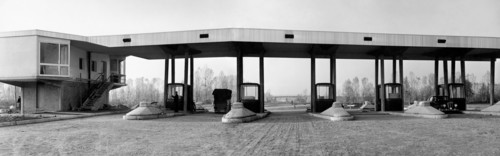 Italy. Lombardia. Melegnano. Tollbooth