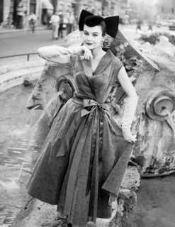 Rome. Barcaccia. September 1953. 1950's Style