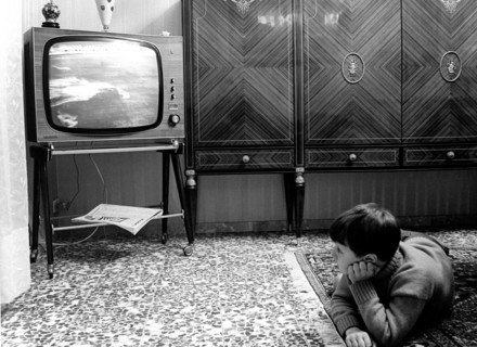 Child Watching Television. 1966