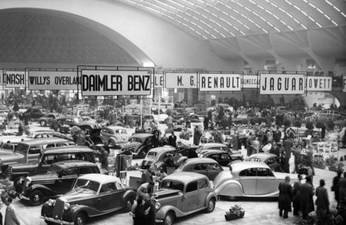 Inauguration Of The International Motor Show. 1950
