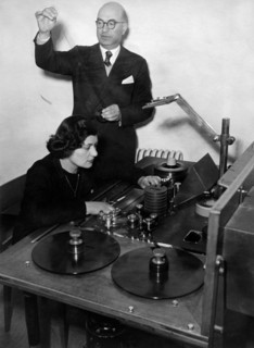 Moviola Working. 1940-50