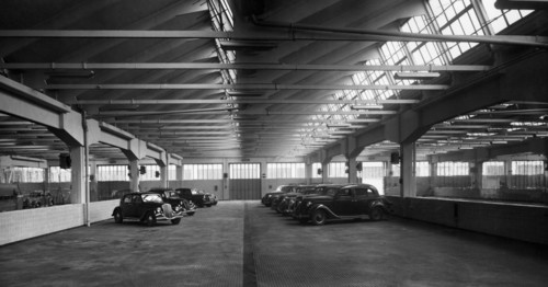 Garage In Milan. 1950