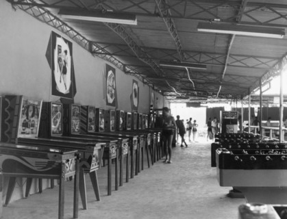 Camping. Amusement Arcade. 1957