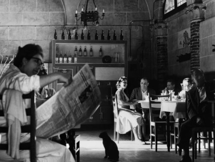Rome. Trattoria Antico Falcone. 1958
