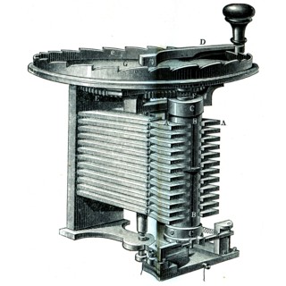 Magnetoelectrical machine Siemens and Halske.