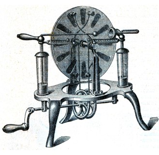 Wimshurst machine.