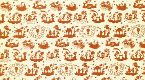 Detail of the back cover page.