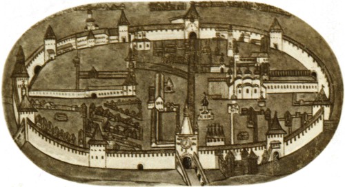Novgorod Kremlin plan.