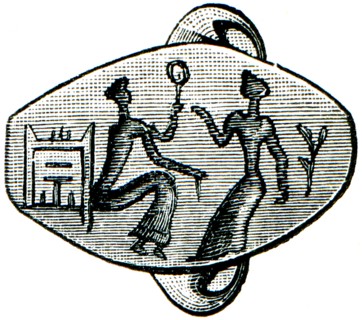 Gold ring.
