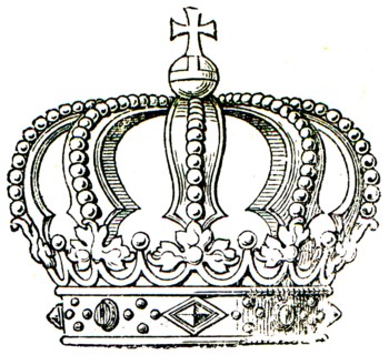Typical royal crown.