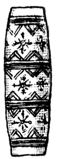 Carving handle of Lapland knife.