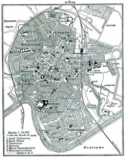 Plan of Krakow.