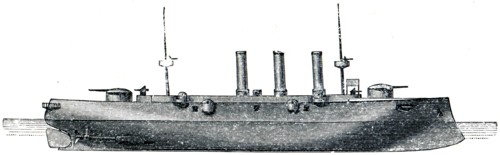 Emperor Charles V, Spanish armored cruiser.