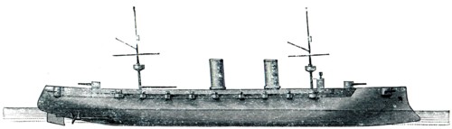Kazagi, Japanese cruiser long voyage.