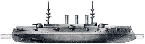 New York, North American armored cruiser.