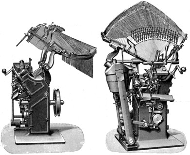 Rogers and Britt typesetter.