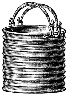 Bronze bucket.