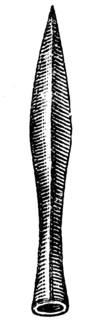 Bronze spear.