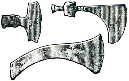 Frank battle-axes, Germany.