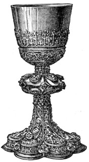 Gothic chalice for communion.