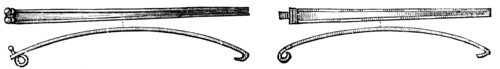 Iron belt hooks.