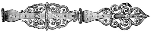 Door hinges.