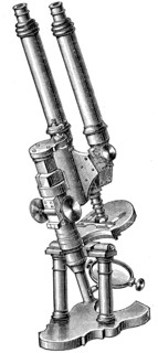 Binocular microscope by Nashet.