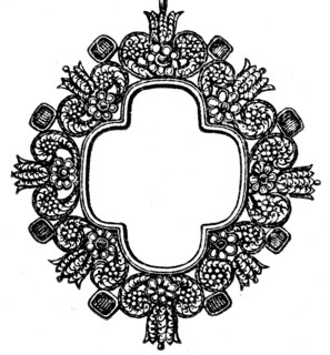 Jewelry enamel technique.