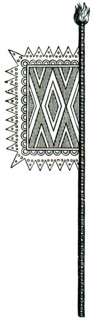 Fan as a flag.
