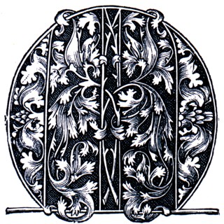 Gothic letter M.