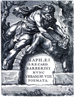 Title-page of the poems of Pope Urban VIII.