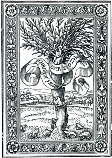 Typographical sign Hans Holbein.