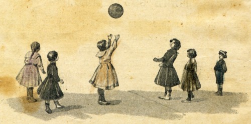 Game in a flying ball.