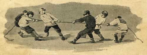 Tug of war.
