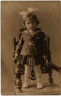The little girl in a sailor.