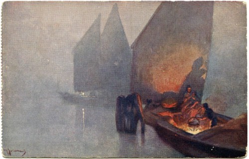 Night in Laguna, Venice.