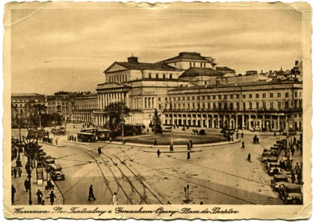 Theatre Square in Warsaw.