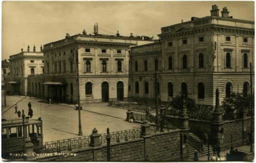 Krakow, Central railway station.