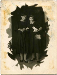 Two women.