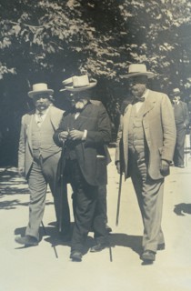 Italy. Piemonte. Cavour. House of Giovanni Giolitti. Giolitti Walks with His Friends