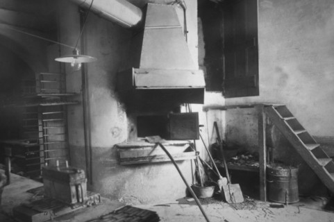 Italy. Piemonte. Novara. The Old Oven of Camporelli Biscuit Factory  In A Period Photo 1852