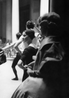Theatre, actors before entering the stage.