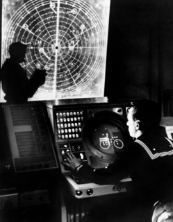 Radio detection and determination of distance by means of radio waves.