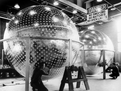 Virginia satellite trajectory detector sphere.