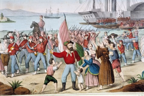 Giuseppe Garibaldi In Sicily, Expedition Of The Thousand.