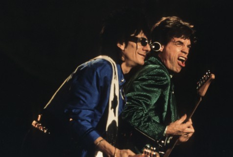 Rolling Stones, Mick Jagger and Ron Wood.