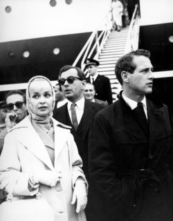 Paul Newman and Joan Woodward.