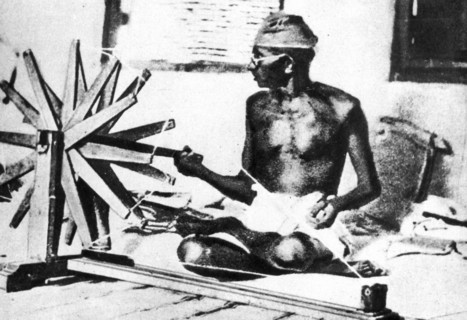 Mahatma Gandhi.